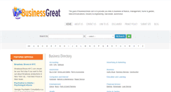 Desktop Screenshot of businessgreat.com