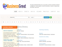 Tablet Screenshot of businessgreat.com